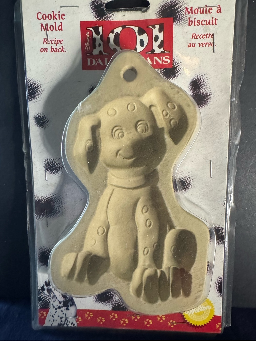 Vintage Disney 101 Dalmations Stoneware Cookie Mold Wilton 1997 New In Package